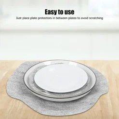 Plate Separators Storage, Set Of 48/24Pcs 3 Different Size, Thick And Premium Soft Felt Plate Dividers For Dish/Coffee Saucers Protecting And Stacking(48Pcs) -Kitchen Island Sale 41Ej584EOiS