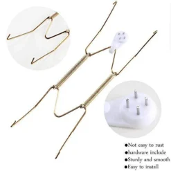 10 Pack Plate Hangers Invisible Wall Plate Hangers Stainless Steel Plate Hangers For The Wall And 12 Pack Wall Hooks Compatible 7.5 To 9 Inch For Decorative Plates Art Wall Brass Coated -Kitchen Island Sale 41Ek0ymDgXL