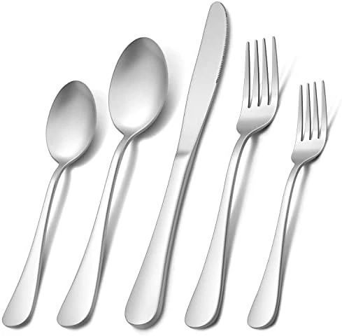 20-Piece Copper Silverware Flatware Set For 4, Stainless Steel Eating Utensils Cutlery Includes Knives/Spoons/Forks, Tableware For Home Restaurant Party, Dishwasher Safe, Mirror Polished 13 20-Piece Copper Silverware Flatware Set For 4, Stainless Steel Eating Utensils Cutlery Includes Knives/Spoons/Forks, Tableware For Home Restaurant Party, Dishwasher Safe, Mirror Polished - Image 13