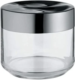 Alessi Julieta Jar, Silver -Kitchen Island Sale 41F4RGRYLEL. AC