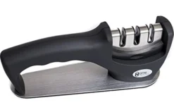 Stable Kitchen Knife Sharpener: Renew Your Knives Safely In Seconds Right On Your Countertop -Kitchen Island Sale 41F8ruqb7aL