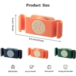 GENERIC Cord Organizer For Appliances, 4 PCS Wrap Holder Keeper, Rotatable Wrapper Kitchen Storage Accessories, Mixer, Coffee Maker And Air Fryer, Orange