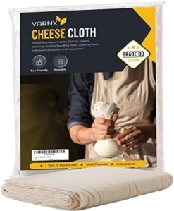 Yarnx Cheesecloth 20x20 Inches Hemmed - Grade 90 Muslin Cloth - 100% Ultra-Fine Unbleached Organic Cotton Cheese Cloths For Straining, Filtering, Cooking, Baking 14 Yarnx Cheesecloth 20x20 Inches Hemmed - Grade 90 Muslin Cloth - 100% Ultra-Fine Unbleached Organic Cotton Cheese Cloths For Straining, Filtering, Cooking, Baking -Kitchen Island Sale 41FgHYsLnXL. AC