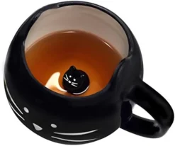 Cute Ceramic Cat Coffee Mug 12 Oz Cat Lovers Kitty Tea Mugs Gifts For Women Girls Black -Kitchen Island Sale 41FxqbnY5XL. AC