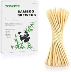[200 PCS] 6 Inch Bamboo Skewers, Premium Wooden Skewers Without Splinters, Skewers For Grilling, BBQ, Appetizer, Fruit Kabobs, Chocolate Fountain, Cocktail Toothpicks, And Food Skewer Sticks. -Kitchen Island Sale 41GATGqDq L. AC