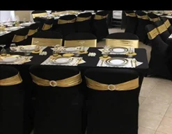 6ft Tablecloth Rectangular Spandex Linen - Black Table Cloth Fitted Cover For 6 Foot Folding Table, Wedding Linens Banquet Cloths Rectangle Covers (2 Pack) -Kitchen Island Sale 41GMFqhCOwL