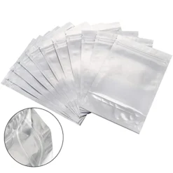 150 Pack 5 X 7.8 Inch Aluminium Foil Stand Up Food Pouches Bags With Resealable Lock Seal Zipper, Heat Sealable Packaging Bags For Jewelry, Screw, Food Storage -Kitchen Island Sale 41GYfKPcY4S