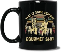 This Is Serious Vintage Ceramic Coffee Mug Tea Cup (Black, 15oz) -Kitchen Island Sale 41GsMc64CBL. AC