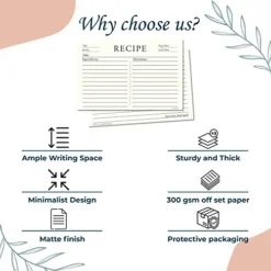 4x6 Recipe Cards Double Sided, 50 Count Recipe Cards 4x6 Inches Double Sided, Thick Cardstock 4x6 Recipe Card For Bridal Shower Fits In Recipe Box, Card Binder Gifts For Wedding Housewarming Gifts -Kitchen Island Sale 41GzkrjwpwL