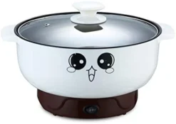 4-in-1 Multifunction Electric Skillet With Lid Nonstick Stainless Steel Small Electric Stockpot Hot Pot Skillet Noodles Rice Cooker Steamed Egg Soup Porridge Fried Cooking 110V (2.8L, Electric Skillet) -Kitchen Island Sale 41H1NjIYL0L. AC 3