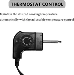 12 Inch Nonstick Electric Skillet - For Fry Bake Steam Simmer -Kitchen Island Sale 41HQ5ZIlV4L