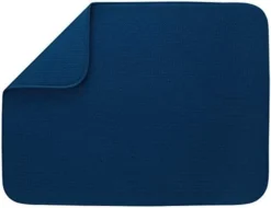 Absorbent, Reversible XL Microfiber Dish Drying Mat For Kitchen, 18 Inch X 24 Inch, Teal Trellis -Kitchen Island Sale 41HTb pVyUL. AC