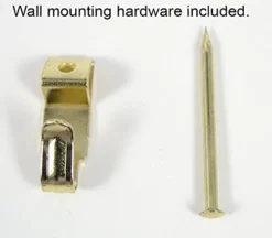 Deluxe Plate Display Hangers - Spring Style For 5-7 Inch Plates - Gold Wire With Hooks & Nails | Pack Of 6 -Kitchen Island Sale 41HdIbNpjlL 2