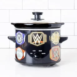 WWE Championship Belt 2 QT Slow Cooker- Removable Ceramic Insert Bowl
