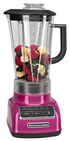 KitchenAid KSB1575RI 5-Speed Diamond Blender With 60-Ounce BPA-Free Pitcher - Raspberry Ice -Kitchen Island Sale 41HtRJnNT5L