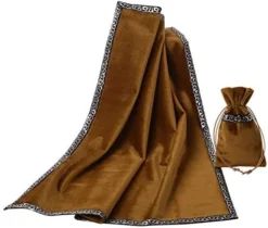 Altar Tarot Table Cloth Divination Wicca Velvet Cloth With Tarot Pouch 24.4 * 24.4 Inch Purple -Kitchen Island Sale 41I24U82YWL. AC