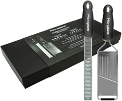 Microplane Kitchen Grater Set (Zester & Vegetable Slicer) For Parmesan, Citrus Fruits, Nutmeg, Potatoes, Zucchini And Cucumber With Stainless Steel Blade -Kitchen Island Sale 41I4IBUuhfL. AC