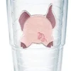 Tervis Plastic Front & Back Pig Made In USA Double Walled Insulated Tumbler Travel Cup Keeps Drinks Cold & Hot, 24oz, Clear