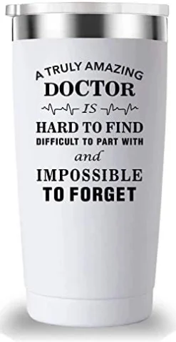 A Truly Amazing Doctor Is Hard To Find Travel Mug Tumbler.Doctor Gifts For Men Women MD Med Medical School Graduation.Funny Doctor,Doctor Appreciation,Doctor Retirement Gifts.(20 Oz White) -Kitchen Island Sale 41IQ6hPq2uL. AC