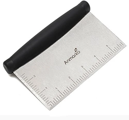 Stainless Steel Metal Griddle Scraper Chopper - Great as Dough Cutter For Bread and Pizza Dough - Multipurpose Kitchen Utensil For Flat Top Griddle - Commercial Quality 5 Stainless Steel Metal Griddle Scraper Chopper - Great as Dough Cutter For Bread and Pizza Dough - Multipurpose Kitchen Utensil For Flat Top Griddle - Commercial Quality - Image 5