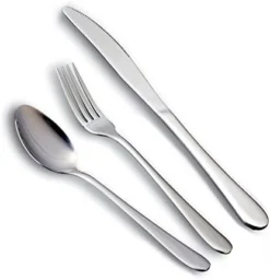 12-Piece Flatware Sets Dinner Knife Fork Spoon 3-Piece Place Setting Service For 4 Person Stainless Steel Mirror Polishing -Kitchen Island Sale 41J29OStXiL. AC