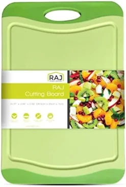 Plastic Cutting Board Reversible Cutting Board, Dishwasher Safe, Chopping Boards, Juice Groove, Large Handle, Non-Slip, BPA Free (Small (11.42" X 7.87"), Lime Green) -Kitchen Island Sale 41J5jrSIKL. AC