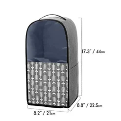 Visible Blender Dust Cover Compatible With Ninja Foodi Blender, Small Appliance Cover With Pockets And Top Handle, Gray With Arrow (Cover Only, Patent Pending) -Kitchen Island Sale 41JdossNS6L