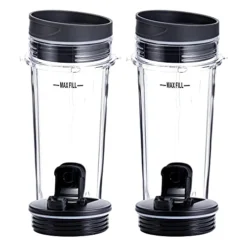 16oz Blender Cup Set 6pcs Replacement Parts Compatible With Ninja Single Serve Cup With Lid And Seal Lid Compatible With Nutri Ninja Series For QB3000 BL770 BL780 BL660 BL740 BL810 Blenders -Kitchen Island Sale 41K6eGlY4YL