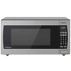 Panasonic Microwave Oven NN-SN766S Stainless Steel Countertop/Built-In With Inverter Technology And Genius Sensor, 1.6 Cubic Foot, 1250W
