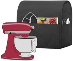 Uxja Dust Cover Compatible With 6-8 Quart Stand Mixer, Cloth Cover With Pockets For Stand Mixer And Extra Accessories (Compatible With 6-8 Quart Stand Mixer), Gray Dots -Kitchen Island Sale 41KxhA8Q2L. AC