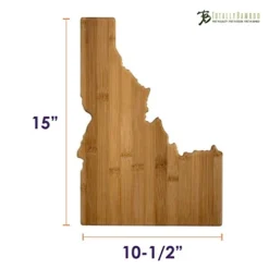 Idaho State Shaped Bamboo Serving & Cutting Board -Kitchen Island Sale 41KzCNM1C2L
