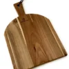 Acacia Wood Cutting Board, Wooden Kitchen Chopping Board For Bread, Cheese, Fruits And Vegetables, Semicircle (15 X 9 1/2 X 1/2) Adds Style To Your Kitchen