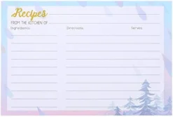 Recipe Cards 4x6 Inch, Cut Thicken Card Stock Double Sided Recipe Cards, 50-Pack (Flower) -Kitchen Island Sale 41LZW7gh4hL. AC