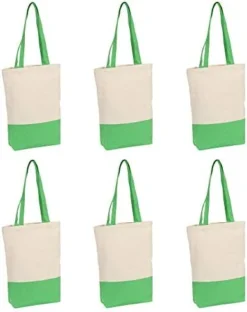 Canvas Tote Bag Heavy Duty 12 Oz Cotton With Bottom Gusset Grocery Beach Shopping Bag 17x14x4 Inches - 6 Pack (Red) -Kitchen Island Sale 41LhrlUXwqL. AC