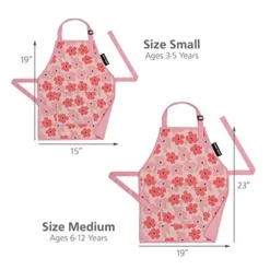 Urban Infant Little Helper Kids Apron - Children's Cooking Art Gardening - Toddler Boys And Girls - Poppies -Kitchen Island Sale 41LnkYFeF7L