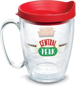 Tervis Warner Brothers-Friends Central Perk Insulated Travel Tumbler & Lid, Classic,16 Fluid Ounces