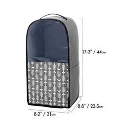 Yarwo Visible Blender Dust Cover With Pockets And Top Handle, Compatible With Vitamix Blender Classic G-Series, Ascent Series, Gray With Arrow (COVER ONLY) -Kitchen Island Sale 41M1DEmcJVL