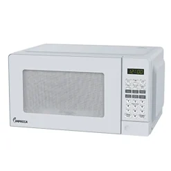 CM-0772W Countertop Microwave Oven W/ 10 Power Levels, Child Lock, LED Lighting, 700Watt & 0.7 Cu. Ft, Convenient Cooking Controls And Touch Pad Panel, White Color