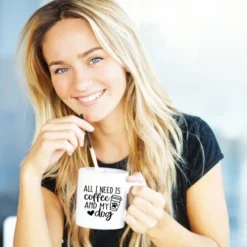 Dog Mom Gifts For Women - Funny Dog Mom Coffee Mug For Mothers Day - 11oz Coffee Mug For Dog Lovers -Kitchen Island Sale 41MuUhqiPCL