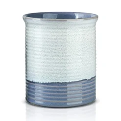 Tensil Holder For Countertop, Cooking Utensil Holder, Large Utensil Crock Stoneware Utensil Holder For Kitchen Counter Perfect For Utensil Starw Or Any Size Kitchen Accessories Framhouse Style