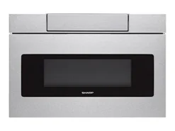 Sharp Harp SMD2470AH 24" Microwave Drawer With 1.2 Cu. Ft. Capacity In Black Stainless Steel