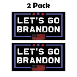 GENERIC Let's Go Brandon Magnet - FJB 2 Pack Of 3 X 5 Inch For Refrigerator, Fridge, Bumper Made In USA MAG0003, Black -Kitchen Island Sale 41OF8DLe0uL