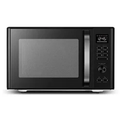 1.0 Cubic Foot Multifunction 6-in-1 Microwave Ideal For Home Kitchen Cooking Food Warming, Black Stainless Steel