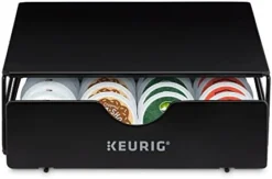 Keurig® Under Brewer Storage Drawer, Coffee Pod Storage, Holds Upto 35 Keurig K-Cup Pods, Black -Kitchen Island Sale 41OXfiZW2bL. AC