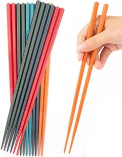 5 Pairs Reusable Chopsticks Dishwasher Safe,9.5 Inch Fiberglass Chopsticks Set, Japanese Chinese Korean Chopsticks For Food, Non-Slip, Easy To Use (Black Chopsticks) -Kitchen Island Sale 41Oa08tXTKL. AC