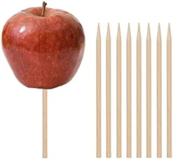 Wooden Candy Apple Skewer Sticks, 6mm 5.25inch Natural Bamboo Skewers BBQ Caramel Apple Sticks Cotton Candy Stick Rock Candy Stick Skewer Semi Pointed Lollipop Sticks Barbecue Corn Dog -Kitchen Island Sale 41OdbOFiF6L. AC