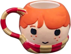 Harry Potter Figural Coffee Mug, 24 Oz - Cute Chibi Design With Gryffindor Scarf Handle - Ceramic -Kitchen Island Sale 41P xlGjdL. AC