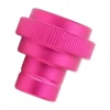 Soda Water CO2 Adapter, Good Sealing Easy Installation Polished Surface TR21 4 Thread CO2 Cylinder Connector Brass Aluminum Alloy Wear Resistance For Replacing (Pink)
