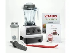 ITAMIX E310 WHITE BUNDLE- BLENDER, COOKBOOK, MINI TAMPER, SPATULA AND EXTRA MIXING CUP
