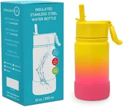 17 Oz Insulated Water Bottle With Straw Lid For Kids And Adult + 20 Funny Waterproof Stickers - Perfect For Personalizing Your Kids Metal Water Bottle -Kitchen Island Sale 41PQoptg52L. AC